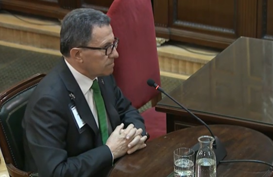 Ángel Gozalo testifies in the Supreme Court on Thursday